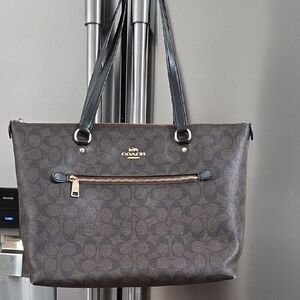 Coach Brown Signature Tote Bag